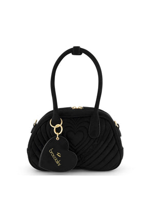BORSA A MANO E TRACOLLA BAULETTO BRACCIALINI BETH MATELASSE' B19254 NERO