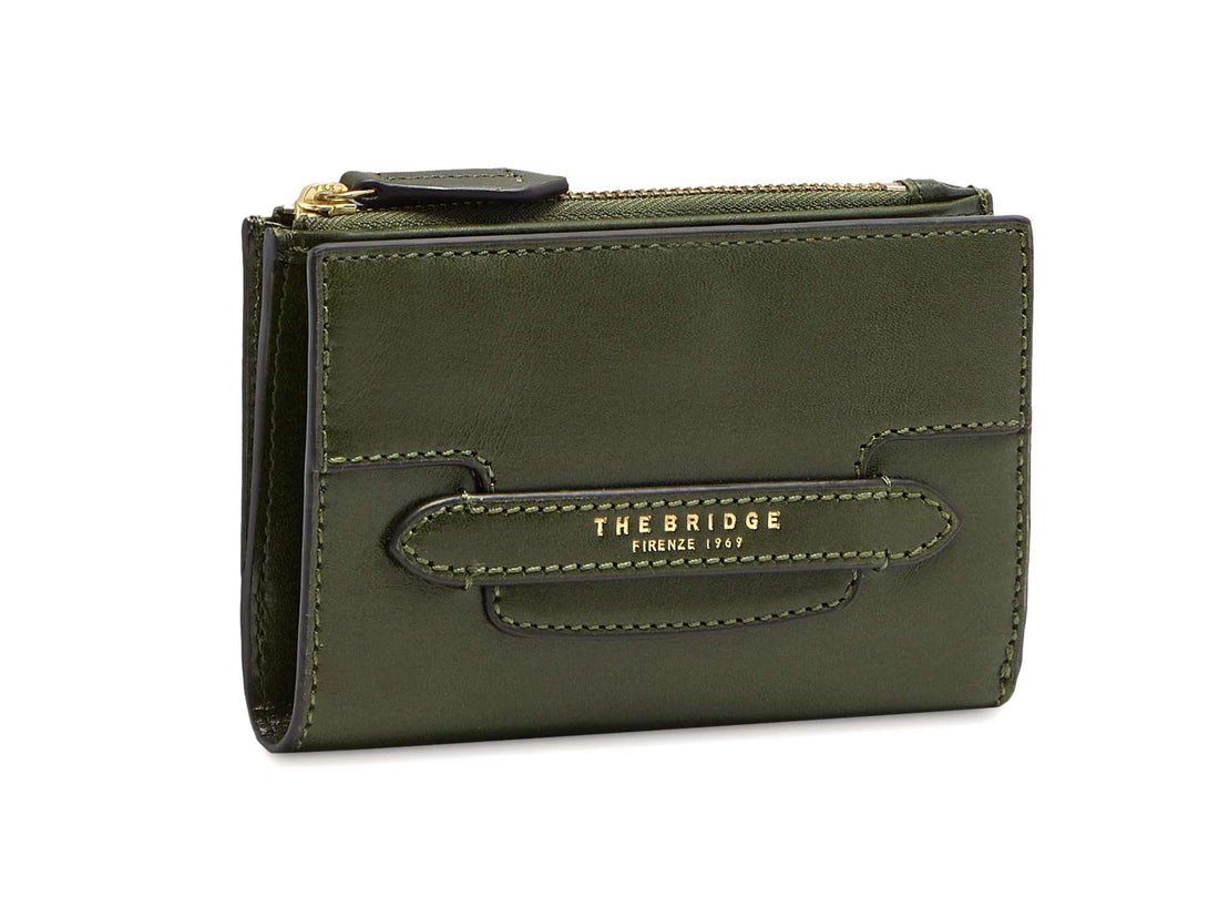 PORTAFOGLIO DONNA MEDIO THE BRIDGE LUCREZIA 01791301 00C VERDE