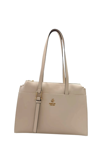 BORSA A SPALLA E TRACOLLA DONNA BEVERLY HILLS POLO CLUB BH-4440 BEIGE