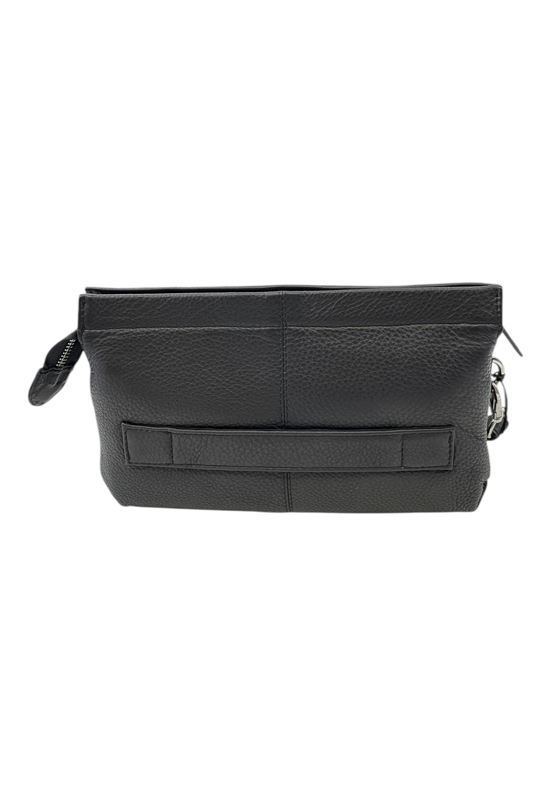 POCHETTE DA POLSO UOMO IN PELLE AERONAUTICA MILITARE AM-570 NERO