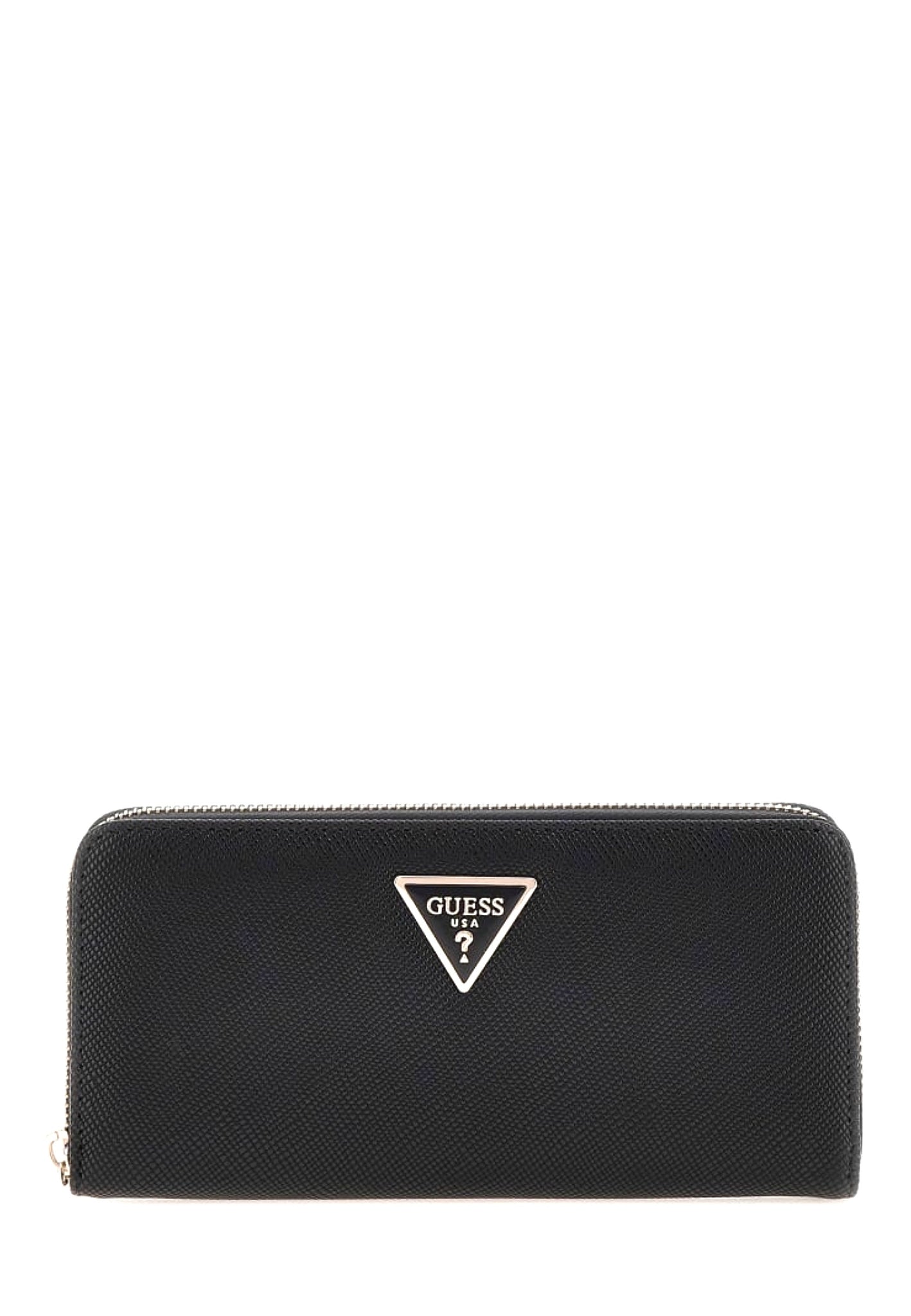 PORTAFOGLIO DONNA ZIP AROUND GUESS LAUREL II ZG7459146 BLACK