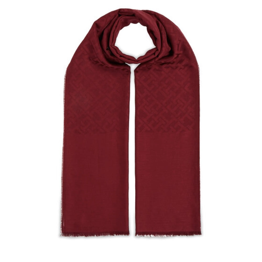 PASHMINA TOMMY HILFIGER RETTANGOLARE AW0AW15622 XJS  BORDEAUX