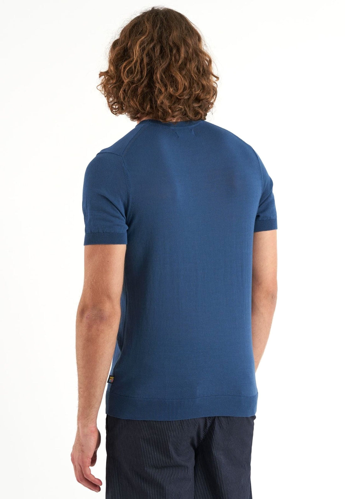 MAGLIA MEZZA MANICA UOMO MARINA MILITARE MYK0149 BLU