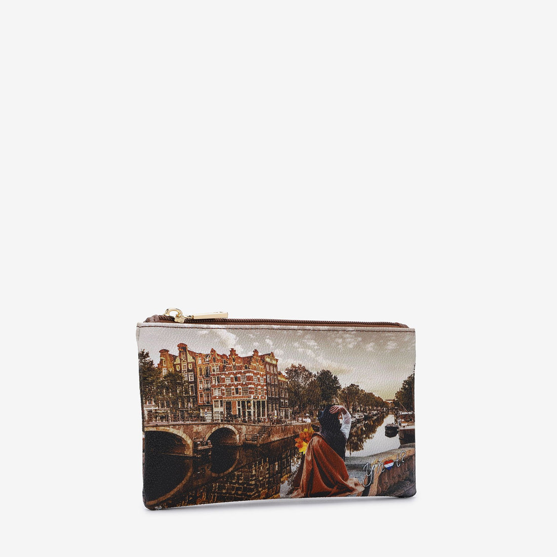 NECESSAIRE BUSTINA RETTANGOLARE MEDIA YNOT YES-341F5 AUTUMN IN HOLLAD