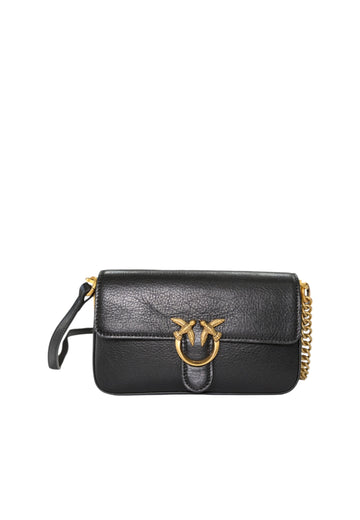 BORSA PINKO LOVE ONE SLOUCHY BABY VITELLO 107344 A2JG Z99Q BLACK