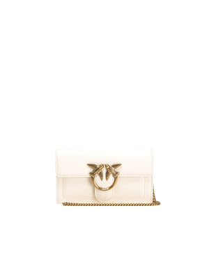 BORSA TRACOLLINA PINKO LOVE ONE WALLET 100062 A0F1 Z14Q BIANCO