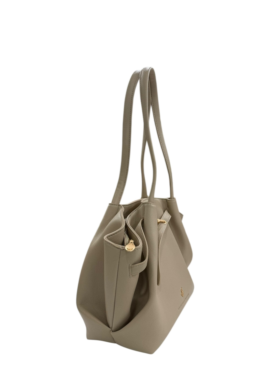 BORSA A SPALLA DONNA BEVERLY HILLS POLO CLUB BH-4420 BEIGE