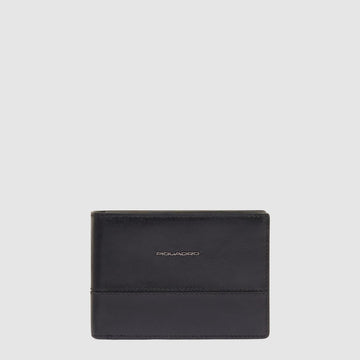 PORTAFOGLIO UOMO PIQUADRO PELLE COMPLETO PU1392W136R NERO