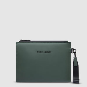 POCHETTE DA POLSO PIQUADRO GOMMATO IMPERMEABILE AC6833C20W VERDE