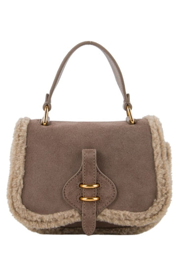 BORSA A MANO E TRACOLLA COCCINELLE MAVERY SUEDE E5V7J580101 N59 WAR