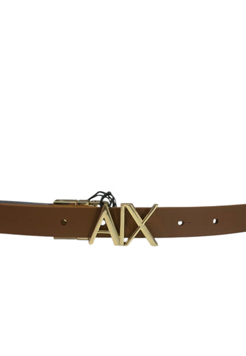 CINTURA DONNA REVERSIBILE ARMANI EXCHANGE XW002127 AF17517 M6062 SALINE CLAY-OFF WHITE