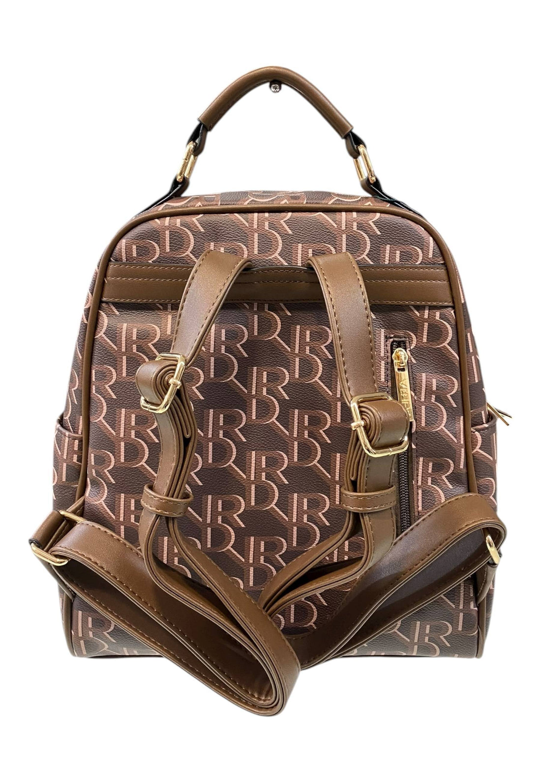 ZAINO LOGATO DONNA VERDE 16-0008230 MARRONE