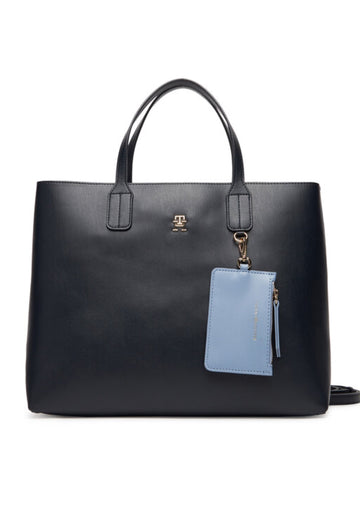 BORSA  A MANO E TRACOLLA  DONNA TOMMY HILFIGER AW0AW17683 DW6 BLU