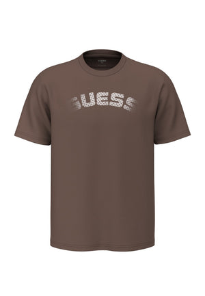 MAGLIA T-SHIRT UOMO GUESS Z6BI04K6534 G1DL BROWN