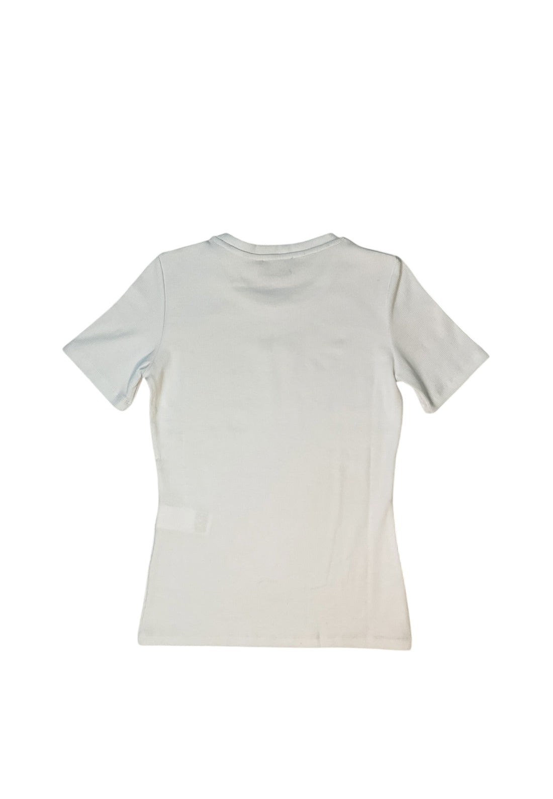 MAGLIA T-SHIRT MEZZA MANICA DONNA GAELLE GAABW09311 BIANCO
