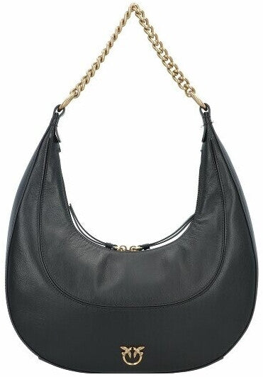 PINKO BRIOCHE HOBO CLASSIC BOTTALATA BAG 101526 A29Q Z99Q BLACK