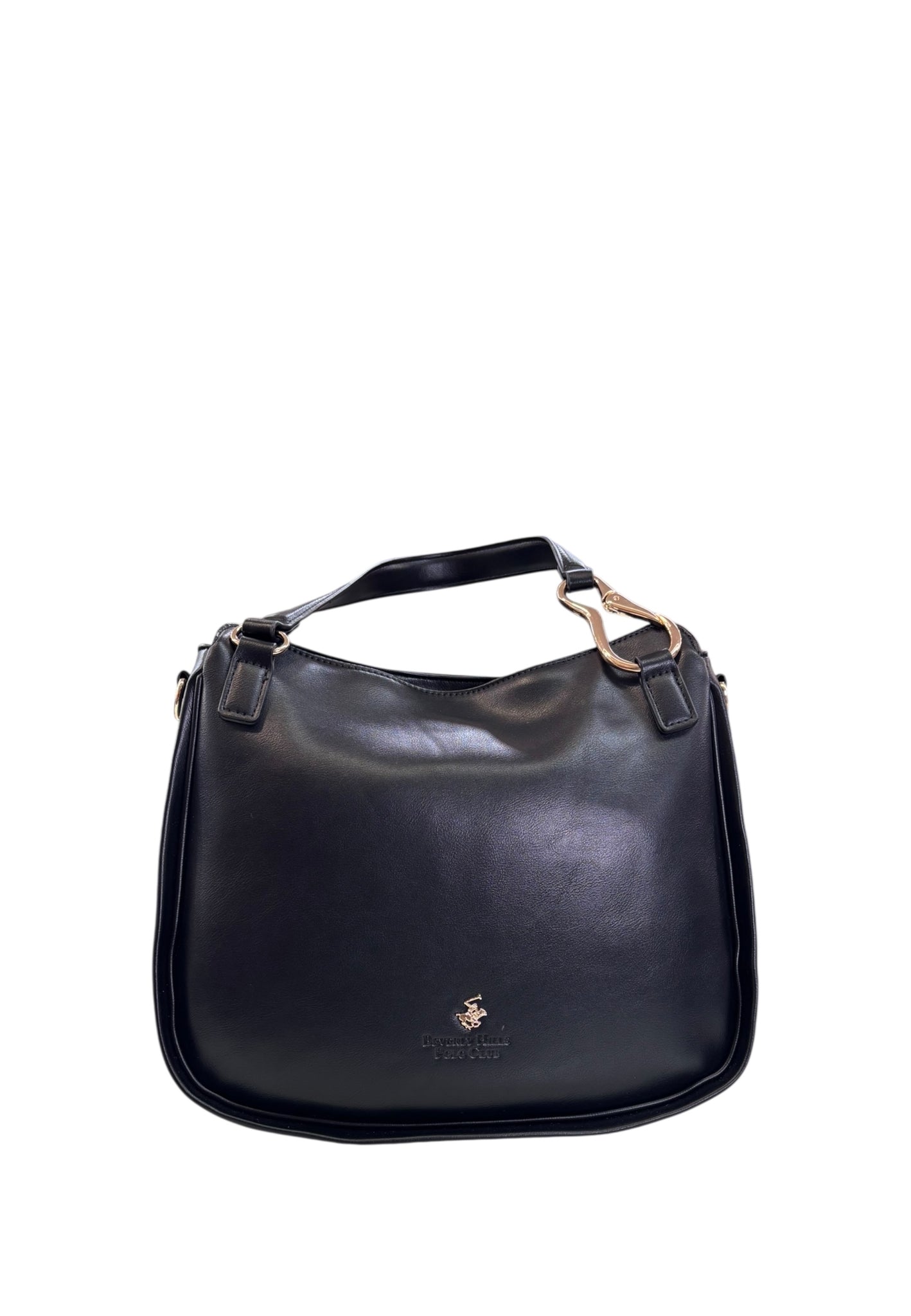 BORSA A SPALLA E TRACOLLA DONNA BEVERLY HILLS POLO CLUB BH-4280 NERO
