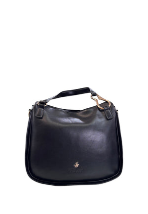 BORSA A SPALLA E TRACOLLA DONNA BEVERLY HILLS POLO CLUB BH-4280 NERO