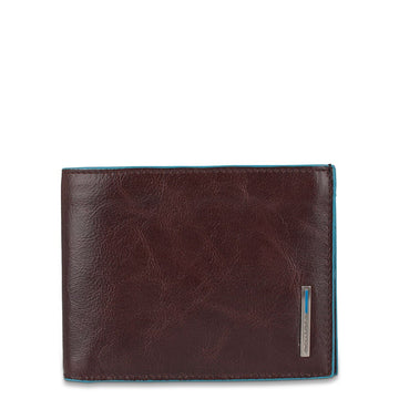 PORTAFOGLIO PIQUADRO BLUE SQUARE SOLO CARTE E BANCONOTE PU1241B2R MARRONE