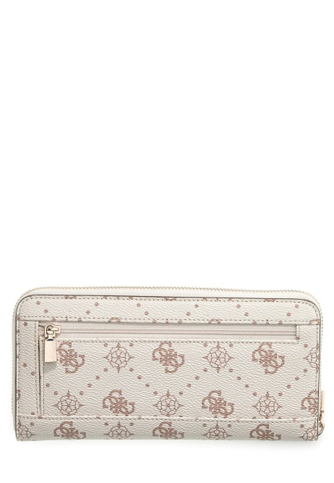 PORTAFOGLIO DONNA ZIP AROUND GUESS CARRIE LOGO GP9898146 VANILLA LOGO