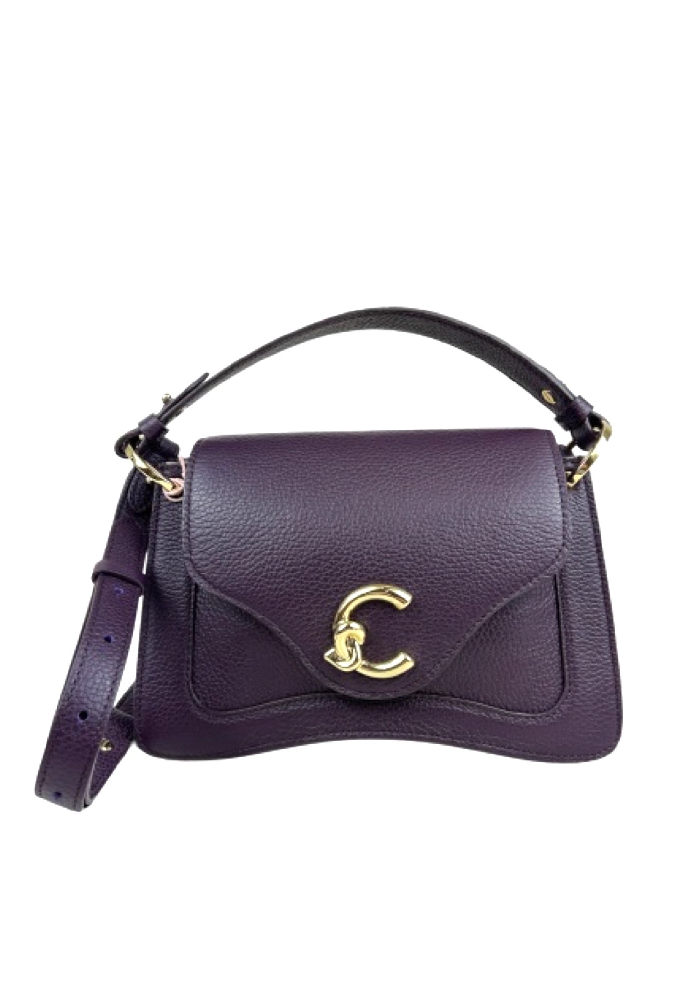 BORSA A MANO E TRACOLLA COCCINELLE C-ME E1SSL180201 V87 PRUNE