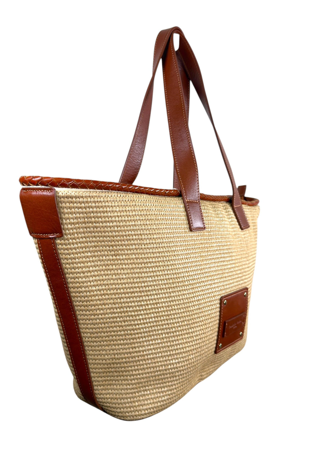 BORSA A SPALLA SHOPPING PELLETTERIA VENETA P26820 CUOIO
