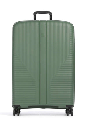 VALIGIA TROLLEY RIGIDO GRANDE TRAVELITE AIR STRIPE 7000349-80 VERDE