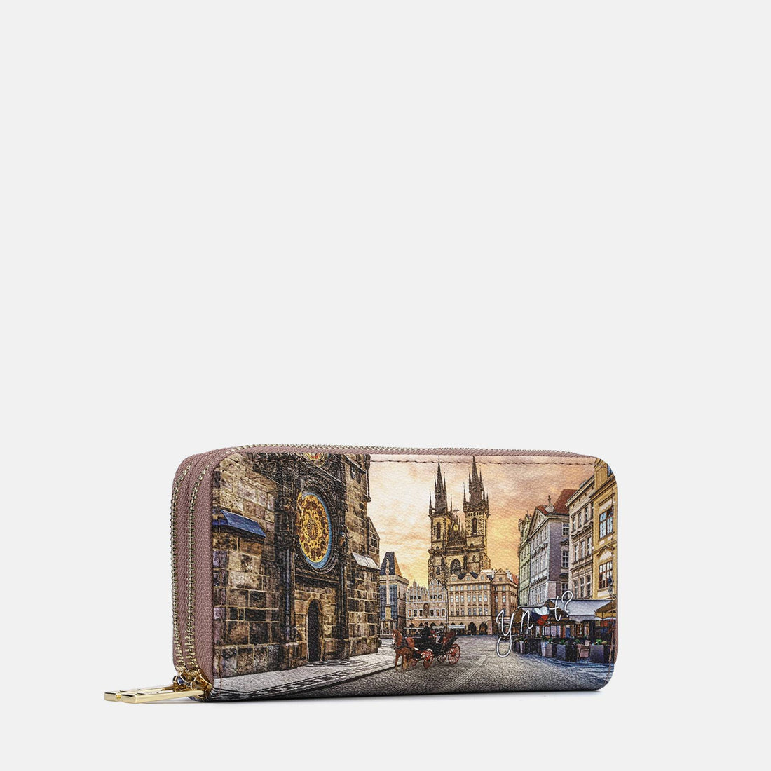 PORTAFOGLIO YNOT DOPPIA ZIP YES-568F6 ASTRO CLOCK