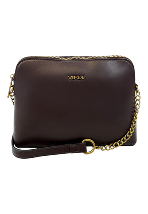 BORSA TRACOLLINA DONNA VERDE 16-0008267 MARRONE