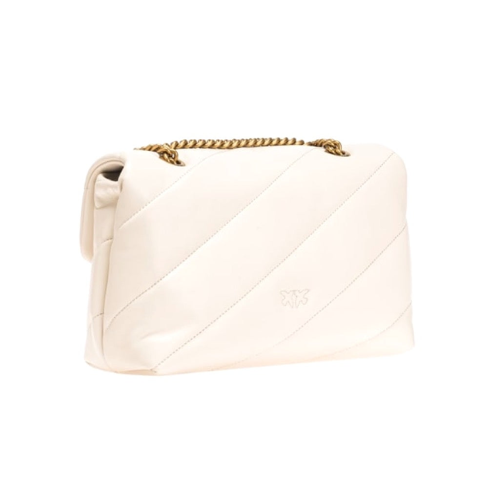 BORSA PINKO LOVE CLASSIC PUFF MAXI 100038 A0F2 BIANCO