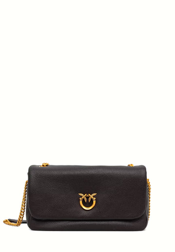 BORSA PINKO CLICK SOFT HORIZONTAL BOTTALATO 107038 A3CX M12Q MARRONE MARASCA