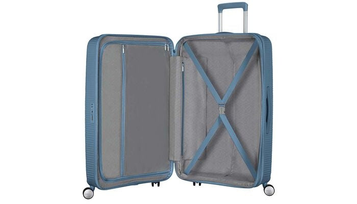 VALIGIA AMERICAN TOURISTER SOUNDBOX RIGIDA 88473 STONE BLU 67CM