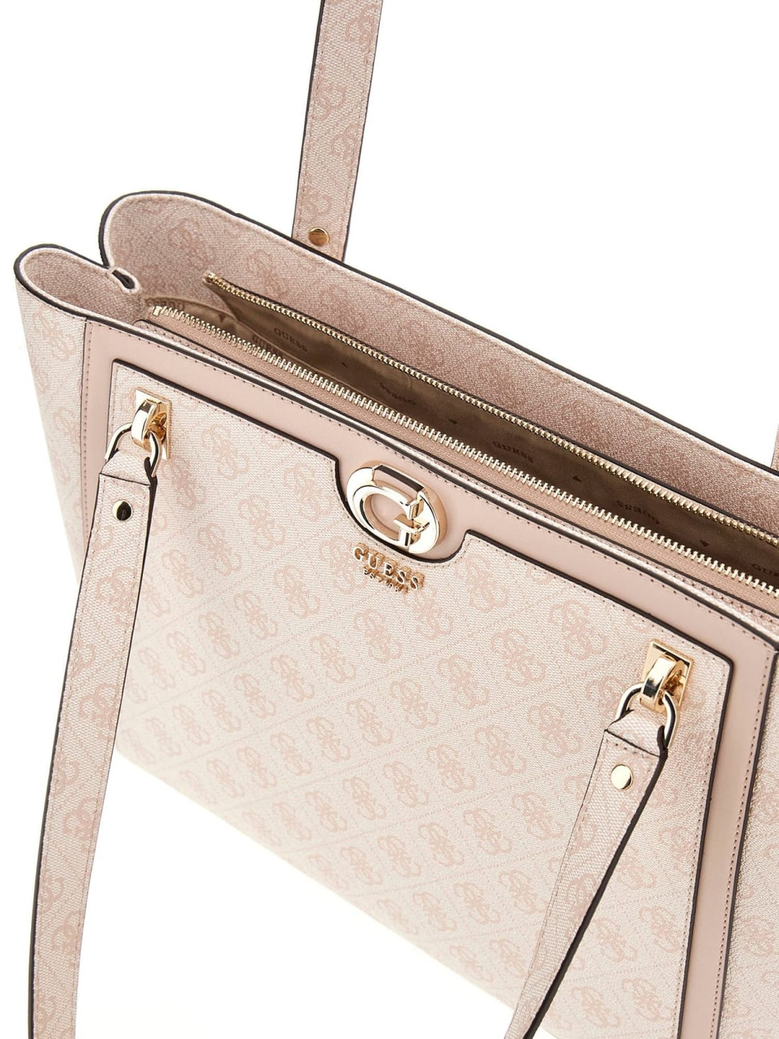 BORSA DONNA GUESS ORLINA LOGO SG954025 SAND LOGO