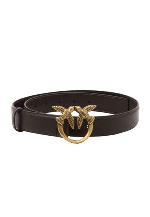 CINTURA PINKO LOVE BERRY H3 BELT 100125 A0F1 M12Q MARRONE MARASCA