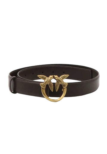 CINTURA PINKO LOVE BERRY H3 BELT 100125 A0F1 M12Q MARRONE MARASCA