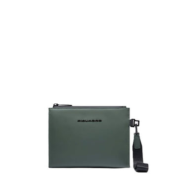 POCHETTE DA POLSO UOMO PICCOLO PIQUADRO GOMMATO IMPERMEABILE AC6837C2OW VERDE