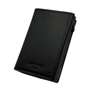 PORTAFOGLIO MOERO PRO PRESTIGE CON ZIP NERO-NERO