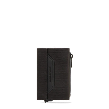 PORTAFOGLIO PIQUADRO COMPATTO AUTOMATICO CON MONETE PP5585S143R NERO