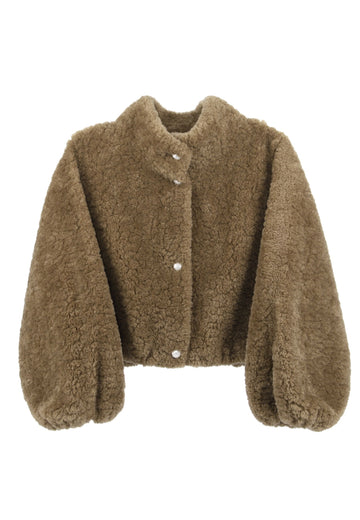 PELLICCIA ECO TEDDY DONNA YNOT TED-008F1 BISQUIT
