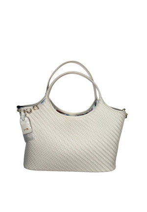 BORSA A SPALLA DONNA V°73 ZELDA 73BS90601 OFF WHITE