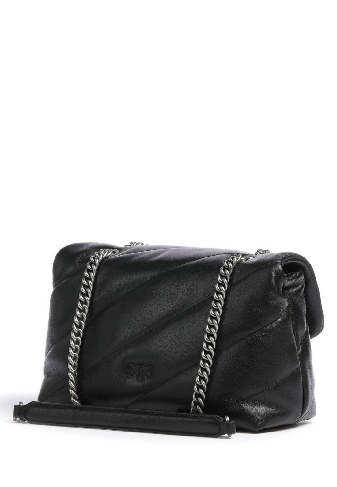 PINKO LOVE PUFF CLASSIC BAG 100038 A0F2 BLACK SILVER
