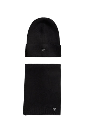 COMPLETO SCIARPA + CAPPELLO GUESS UOMO GFBOXMP4401 BLACK