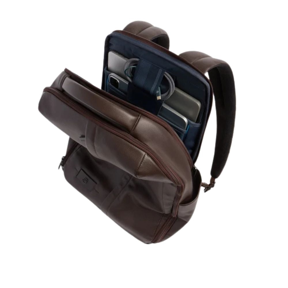 ZAINO VIAGGIO PIQUADRO PELLE CA6766W137 TESTA DI MORO 14.1"