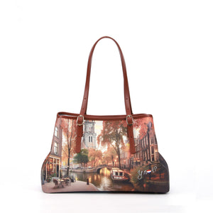 BORSA A SPALLA DONNA YNOT YES-723F7 AMSTERDAM LIGHTS