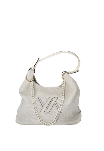BORSA A SPALLA DONNA VERDE 16-0008449 IVORY