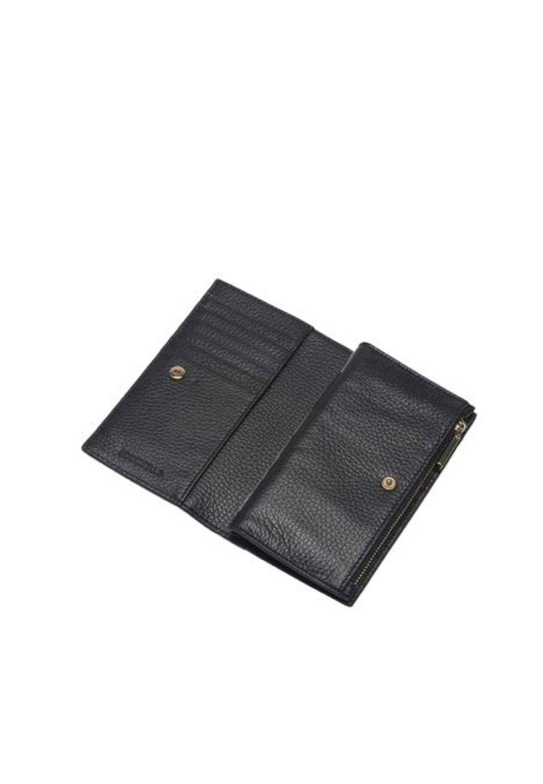 PORTAFOGLIO MEDIO DONNA COCCINELLE METALLIC SOFT E2MW511F101 001 NOIR