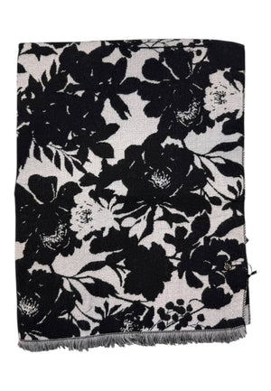 SCIARPA DONNA YNOT FLOWER FLO-101F6 BLACK