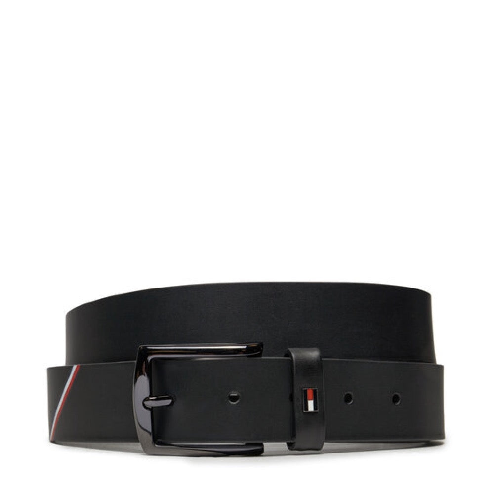 TOMMY HILFIGER MEN'S BELT AM0AM12546 BDS BLACK