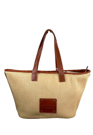 BORSA A SPALLA SHOPPING PELLETTERIA VENETA P26820 CUOIO