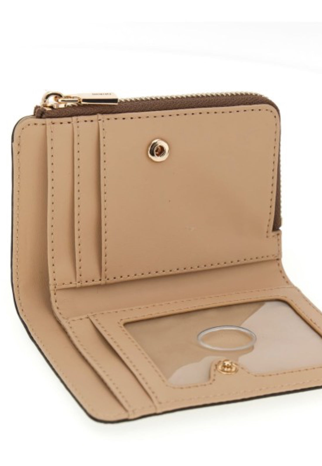 PORTAFOGLIO GUESS DONNA PICCOLO LAUREL II SG7459156 LATTE LOGO